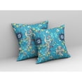 thumbnail image 2 of Amrita Sen Broadcloth Zippered Pillow With BlueTurq Finish CAPL308BrCDSZP20x20, 2 of 5