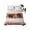 Beige, variant on Twin Flat Sheet 66"x96", Christmas Poinsettia Soft Lightweight Bedding Flat Sheets Only, Pinecones Pine Needle Botanical Xmas Brushed Microfiber Top Bed Sheet, Breathable StainResistant Bedsheets