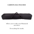thumbnail image 4 of Pure Garden 400lb Capacity 2 Person Double Hammock with Stand, Red Multi, 4 of 6