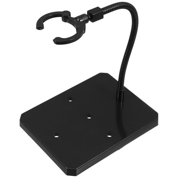 Homoyoyo Black Plastic Action Figure Stand for Dynamic Poses and Stability