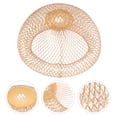 thumbnail image 3 of SHISUYAN 1 Pce Abat-Jour en Fil de Fer en Forme de Nichoir Abat-Jour pour Lustre Couvre-Lampe Doré, 3 of 9
