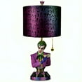 thumbnail image 2 of The Bradford Exchange The JOKER: A Deadly Card Lamp Hand-Sculpted Collectible with BAT SIGNAL Pull Chain Illuminating Laughter Shade and Defaced BATARANG 20.5" H x 10" D, 2 of 9