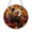 Acrylic 3.5 Inch, variant on Cozy Fall Fluffy Brown Bear Suncatcher Window Hanging Gift Item Glass