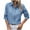 Light Blue, variant on Sevevn Long Sleeve Tops for Women Fashion Women's Casual Solid Color Blouses Button Long Sleeved Turndown Collar Top Holiday Gift Finder