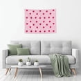 thumbnail image 5 of Kdxio Strawberry And Heart Wall Hanging Tapestries Banner For Bedroom College Dorm Home Living Room Party Decor 29X37 In, 5 of 8