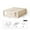Beige#2, variant on Cloth Storage Box for Bed Sheets and Quilt Covers Foldable Fabric Organizer for Home Linens Household Storage Bin for Blankets and Towels Space-Saving Container for Closet and Under Bed