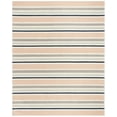 thumbnail image 2 of SAFAVIEH Kids Multi Striped Wool Area Rug, Ivory/Multi, 8' x 10', 2 of 6