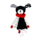 thumbnail image 1 of Manta de seguridad de alto contraste con sonido de tintineo y arrugas, papel suave para bebés, regalos unisex para niños y niñas, juguete para acurrucarse para bebés, peluche para bebés., 1 of 5