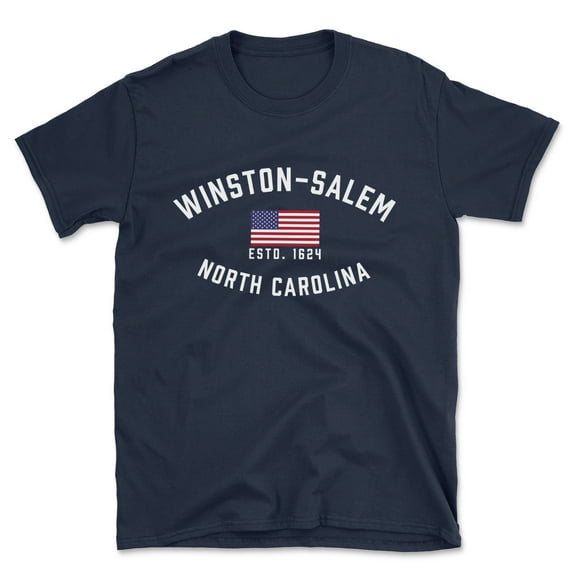 Winston-salem North Carolina Patriot Men's Cotton T-Shirt