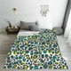 thumbnail image 5 of Balery Green Leopard Manta de Felpa Suave y Acogedora – Cobija de Franela Aterciopelada para Cama, Lavable y Cálida para Sofá, Mascotas, Transpirable-80"x60", 5 of 7
