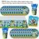 thumbnail image 2 of Decoración para fiesta de cumpleaños de Super Mario, juego para niños, vajilla temática de Mario, vasos, platos, globos de Super Brother, suministros para baby shower, 2 of 5