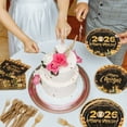 thumbnail image 4 of 80PCS New Years Dinnerware Set Serve 20 Guests, 2026 Happy New Years Eve Plates, Gold and Black New Years Plates Napkins and Forks, 2026 New Years Eve Party Supplies, 4 of 7