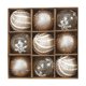 thumbnail image 1 of 9 bolas navideñas decorativas para árbol de Navidad, surtido Estilo C, 1 of 9