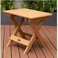 thumbnail image 3 of TALE Modern Coffee Table Portable Folding Side Table Square Weather and Fade-Resistant Plastic Wood Brown, 3 of 7