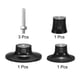 thumbnail image 3 of Uxcell 3-Pack 1" 2" 3" Soporte de Disco Pad de Cambio Rápido Discos 1/4" Mandril para Amoladora de Disco de Lijado, Negro, 3 of 7