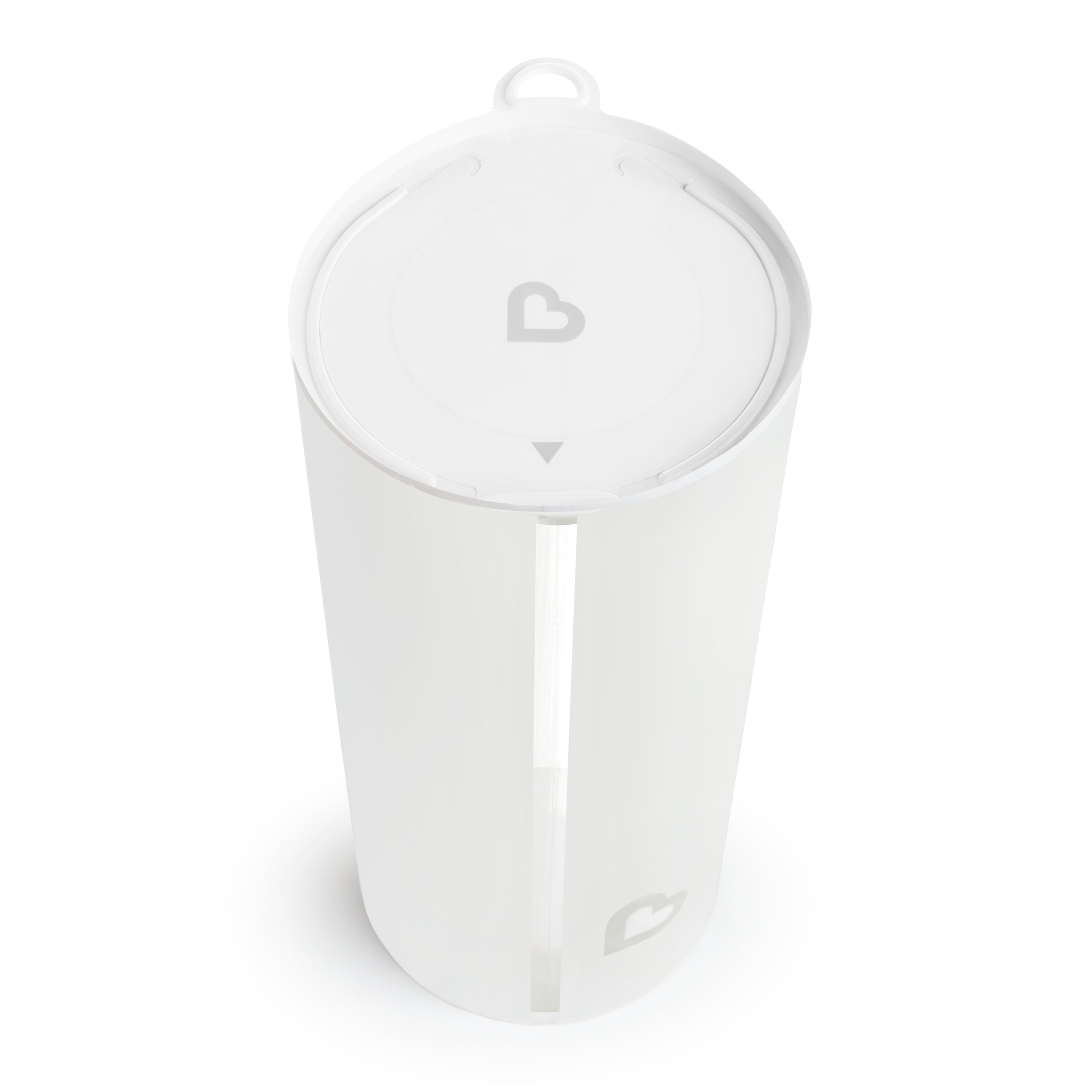 Munchkin® Toss™ Portable Disposable Diaper Pail, Holds 30 Diapers, White