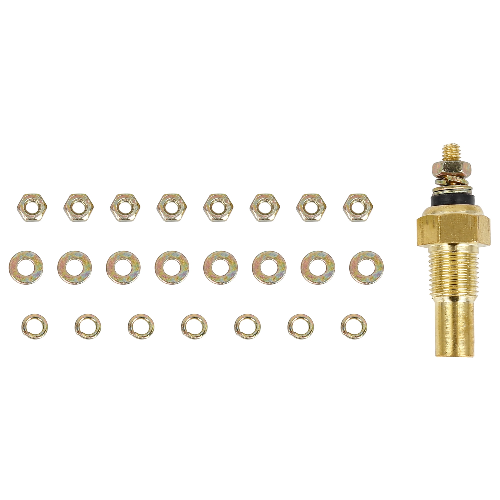 Unique Bargains 3 in 1 Fahrenheit Water Temperature Gauge Oil Pressure Gauge Kit with Sensor