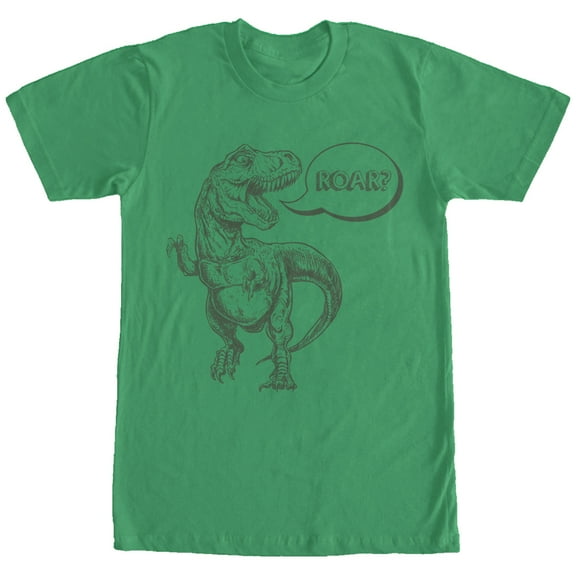 Men's Lost Gods T Rex Roar  Graphic Tee Kelly Green X Large