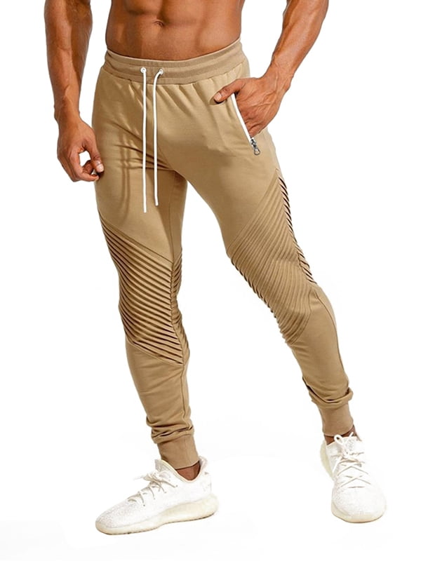 Trendmen Men's Stretch Slim Sports Pants Gym Running Trousers Leggings