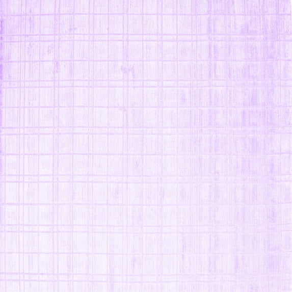 Ahgly Company Indoor Square Solid Purple Modern Area Rugs, 5' Square