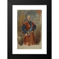thumbnail image 2 of Juliusz Kossak 13x18 Black Modern Framed Museum Art Print Titled - Portrait of a Hetman (From the Painting in Podhorce) (1872), 2 of 5