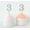 Glitter Silver, variant on Darling Souvenir, Number 3 Birthday Cupcake Toppers, Birthday/ Anniversary Party Dessert Decorations - Pack Of 20