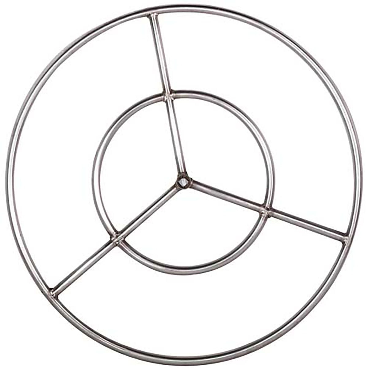 36" Diameter Stainless Steel Fire Ring