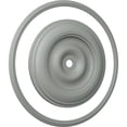thumbnail image 2 of Ekena Millwork 64 1/2"OD x 58"ID Ceiling Ring with 44 1/2"OD Ceiling Medallion Classic Light Accent Kit, 2 of 9
