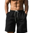 thumbnail image 1 of Pantalones cortos cargo holgados informales para hombre: pantalones cortos deportivos de verano para la playa y el entrenamiento, 1 of 4