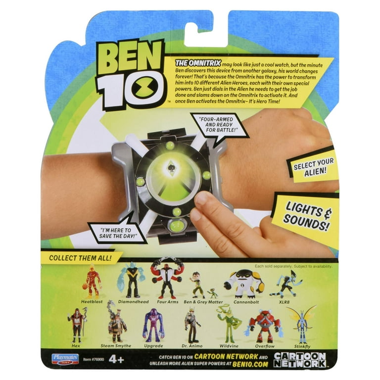 Ben 10 BASIC Omnitrix Roleplay Toy Seasons 1 2 Playmates - ToyWiz