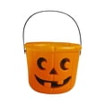 thumbnail image 1 of Cubo de calabaza Baoblaze cesta de dulces portátil decoración de Halloween 7 pulgadas, 1 of 7