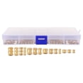 thumbnail image 1 of MasteelfCA 330pcs Insert Nuts Knurling Nuts Brass Insert Fixtures Injection Molding Nuts, 1 of 7