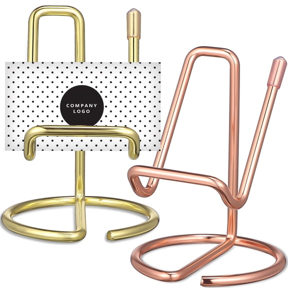 LOLIPPYY 2-Pack Metal Phone Holder Stand for Desk with Electroplated Anti-Fade Finish in Multiple Colors