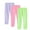 #14(Pink + Green + Purple), variant on BULLPIANO 1-11T Toddler Girls Leggings Footless Yoga Athletic Pants Soft Stretch Green Leggings Ankle Length Stretch Trousers Tights