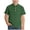 Dark Green, variant on Boys School Uniform Short Sleeve Shirt Button Closure Golf Shirt Washed Wrinkle Shirt Crew Neck Casual Boys Tees