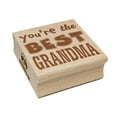 thumbnail image 1 of You're the Best Grandma Square Rubber Stamp Stamping Scrapbooking Crafting - Medium 1.75in, 1 of 7