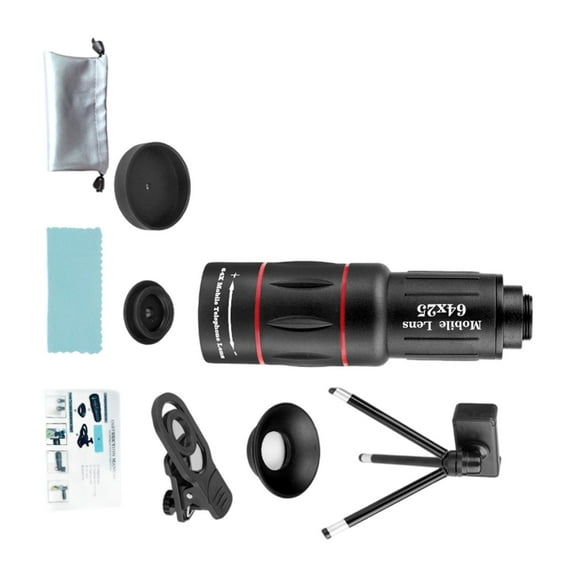 18/28/36/64X Magnifier Photography Lens Telephoto Lens Telephoto Phone Lens for Phone Picture Video Taking