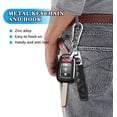 thumbnail image 3 of Key Fob Cover Compatible with Honda Accord Civic CR-V Crosstour HR-V LX 2013-2022 Keychain Case Holder Protector,Black, 3 of 7