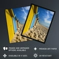 thumbnail image 2 of Artery8 Bournemouth Beach Huts Photo Summer England Living Room Art Print Framed Poster Wall Decor 12x16 inch, 2 of 5