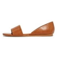 thumbnail image 2 of YDN Women Open Round Toe D'orsay Flats Slip on Flat Heel Sandals Walking Shopping Dress Shoes Size 8.5 Saddle Brown, 2 of 4