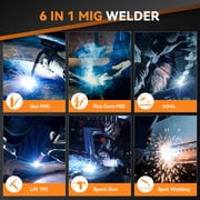 ARCCAPTAIN 6 in 1 MIG Welder Multiprocess 200A 110V/220V 1-Pack