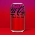thumbnail image 3 of Coca-Cola Zero Sugar Cherry Soda Pop, 12 fl oz, 12 Pack Cans, 3 of 16