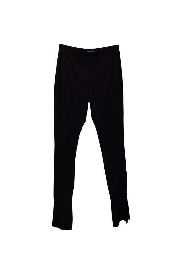 Pre-Owned Jacquemus La Montagne Slim-Fit Trousers in Black Viscose