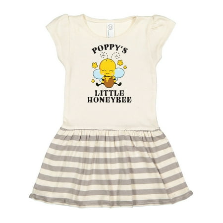

Inktastic Cute Bee Poppy s Little Honeybee with Stars Gift Toddler Girl Dress