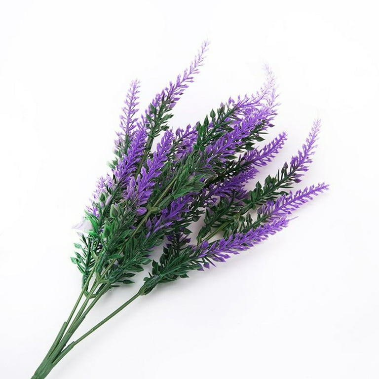 12 Bundles Artificial Lavender Flowers for Bouquets, Fake Wild Stems for  Wedding, Faux Table Centerpieces, Door Wreaths (14x2x3 in)