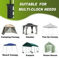 thumbnail image 4 of VentuLodge Canopy Weights Sand Bags: High-Capacity 112 LBS, Durable for Pop Up Canopy Tents, Outdoor Instant Sun Shelters, Patio Umbrellas, 4-Pack Set, Sand Not Included, 4 of 6