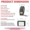 thumbnail image 4 of LED Light Bar Wiring Harness Kit, 2 Leads Wireless Remote Control Wiring Harness Kit 18AWG Core Cable Wiring Harness Kit for Car Fog Lights Work Driving Lights Bar Fit 1 Light (3 Meters), 4 of 7