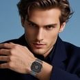 thumbnail image 5 of Reloj de Pulsera Para Hombre, Original A Estrenar Correa Metalica Hombre, Moderno, Casual, Deportivo Reloj de Pulsera,Reloj Digital Multifuncional para Hombres, Deportes, Correr A,metal, 5 of 5
