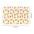 thumbnail image 3 of Balery Cartoon Squirrel Doormat, Durable Flannel Fabric, Waterproof Stain and Fade Resistant, Low Profile,Indoor Outdoor Door Mats, Easy Clean Patio Entrance Mat, 16x24in, 3 of 9