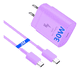 thumbnail image 1 of Cargador tipo C con cable de 2 metros Carga rápido para Samsung Galaxy  Xtellar morado, 1 of 3